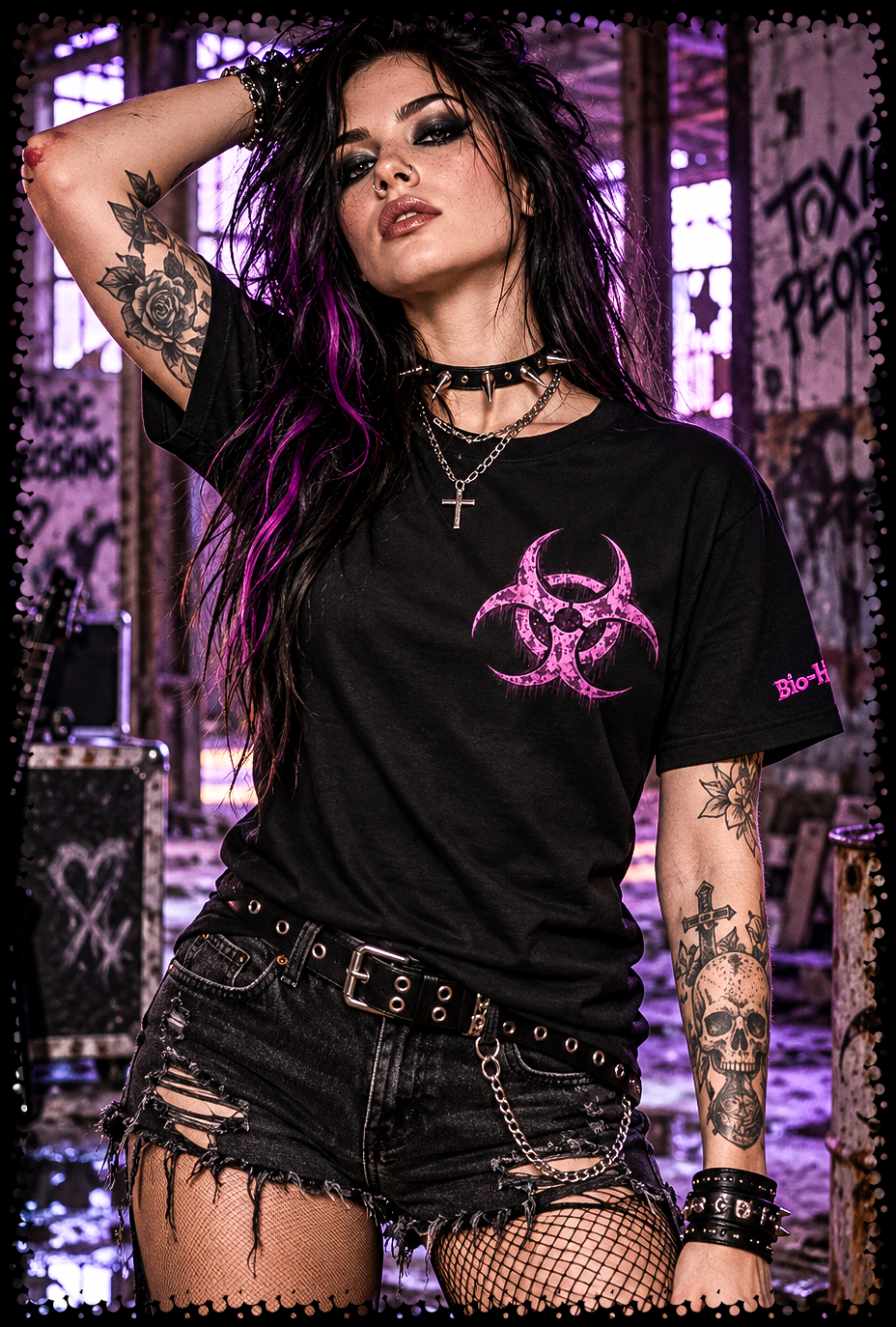 Pink Bio-haZard T-shirt