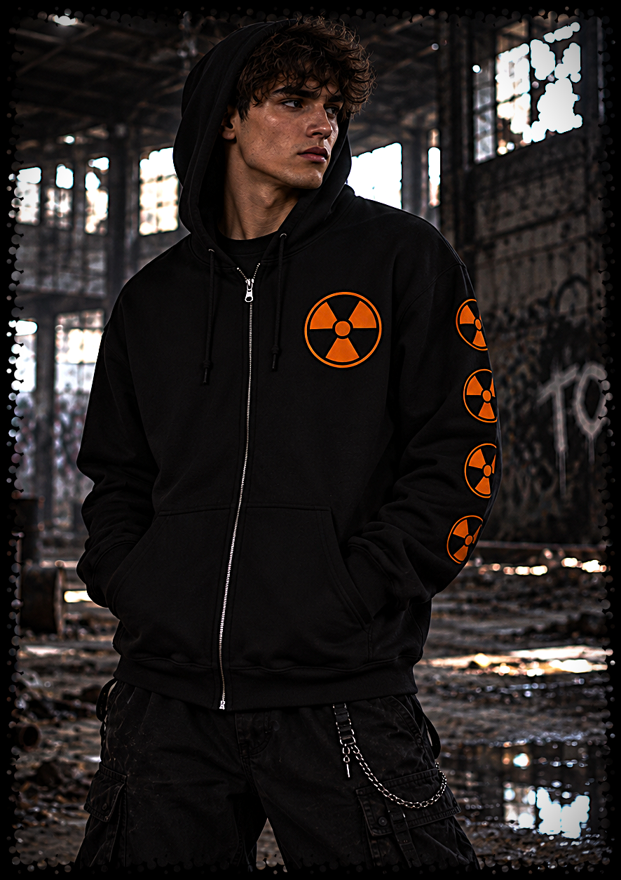 Radio-Activ zip hoodie